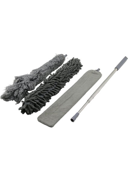 3pcs Püskül- Makarna- Düz Toz Alma Set Esnek BAŞLI-43CM Uzayan SAPLI=43-205CM BRKT-910200 (5067)