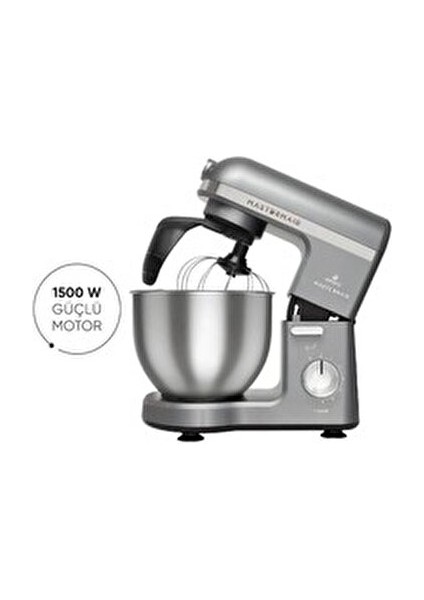 Mastermaid Pro Çift Kollu Sıyırma Aparatlı Hamur Yoğurma Makinesi - Güçlü 1500WATT Motor modelleri