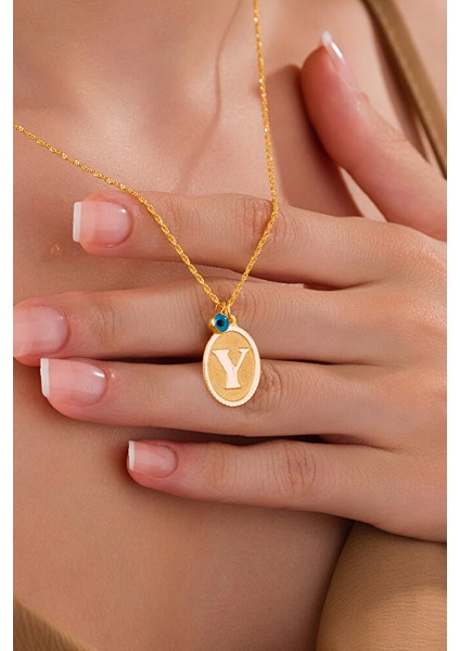 14 Ayar Altın Y Harfli Kolye fiyatları