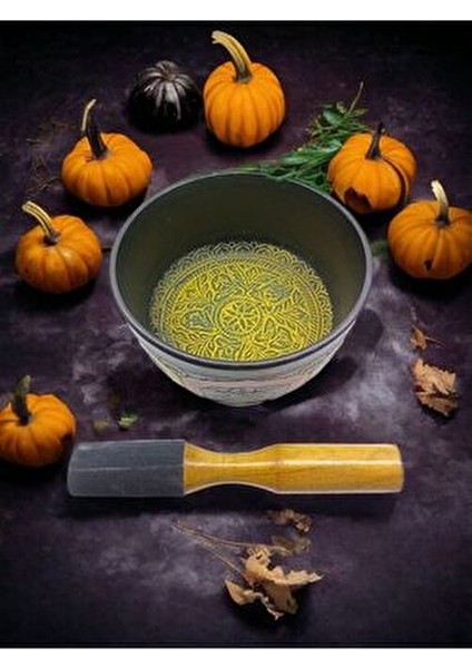 Cadılar Bayramına Özel Meditasyon Çanı Yoga Çanı Tibet Çanağı 16 cm fiyatları