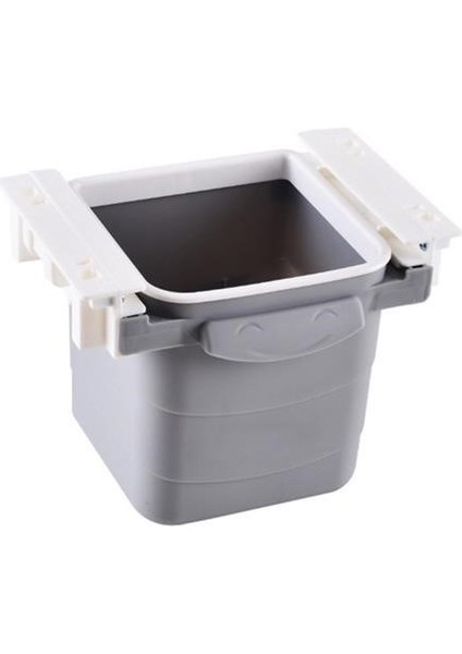 Buffer® Mini Masa Çöp Kovası Plastik Tezgah Altı Geri Çekilebilir Yapışkanlı Görünmez Bölme Pratik