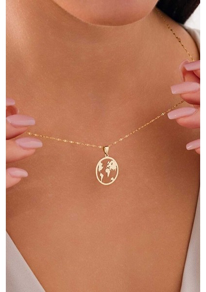 14 Ayar Altın Dünya Kolye fiyatları