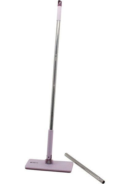 Otomatik Bez Değiştiren Mop Sap Çek=bez Bırak - Sap It=bez Tut 360° BAŞLIK=9.5X25CM- SAP:115CM (5067)