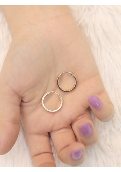 14 Ayar Altın Ortaboy Vrsce Küpe modelleri