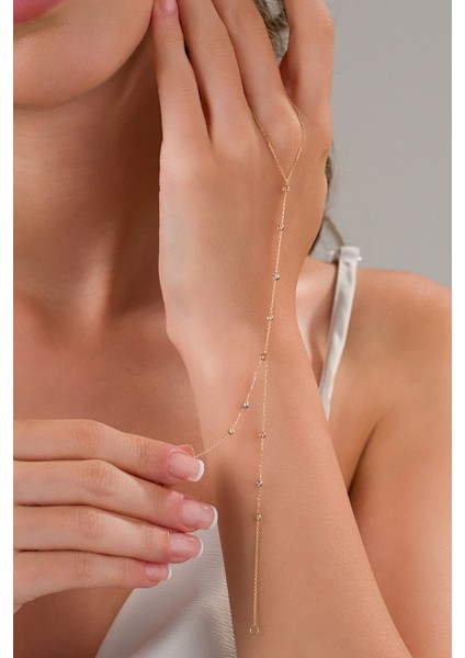 14 Ayar Altın 3 Renkli Dorikalı Şahmeran