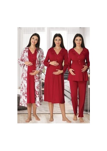 Dvina Effortt Lohusa 4'lü Set Vişne - 8096