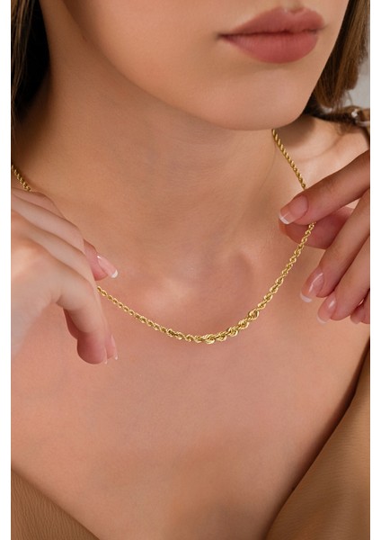 14 Ayar Altın Süzme Model Burgu Kolye fiyatları