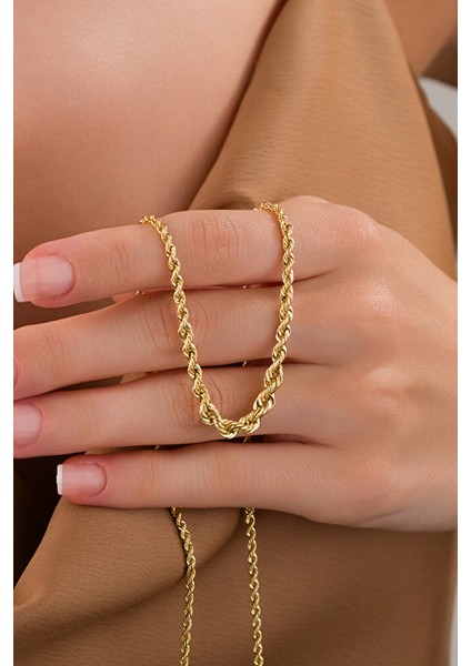 14 Ayar Altın Süzme Model Burgu Kolye modelleri