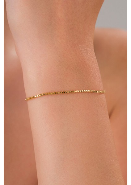 14 Ayar Altın Zarif Küpküp Bileklik fiyatları