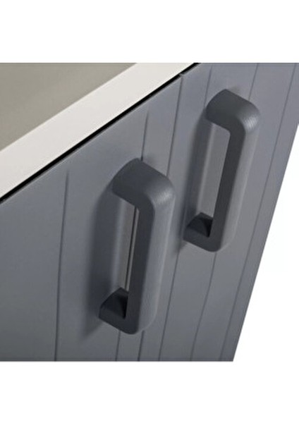 Plastik Bahçe Dolabı, Temizlik Dolabı, Mutfak Dolabı, Plastik Dolap 65*38*93H cm