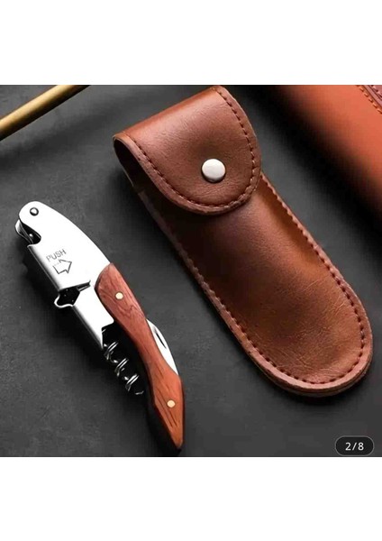 Tirbişon Kılıfı Deri Kahverengi modelleri