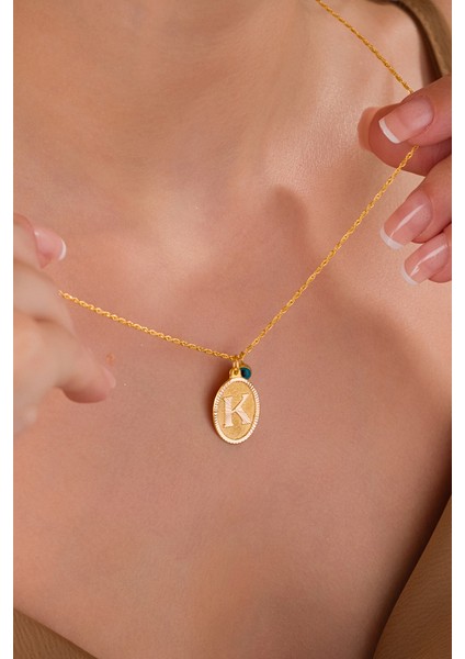 14 Ayar Altın K Harfli Kolye fiyatları