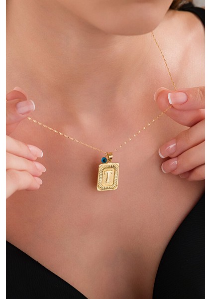14 Ayar Altın Vintage T Harfli Kolye fiyatları