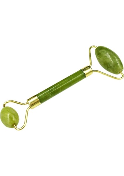 Özel Süngerli Kutusunda Kırılmaz Çift Taraflı 2li Cilt Yüz Masaj Aleti Jade Roller Yeşim Taşı (5067) modelleri