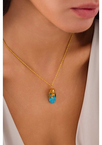 14 Ayar Altın Fatma Ana Eli Kolye fiyatları