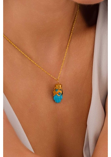 14 Ayar Altın Fatma Ana Eli Kolye fırsatları