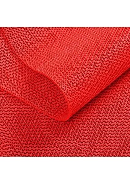 Banyo Duş Z-Mat Paspas, Kaymaz Islak Zemin Paspası -Kırmızı - Eni: 90 cm x 1 mt fırsatları