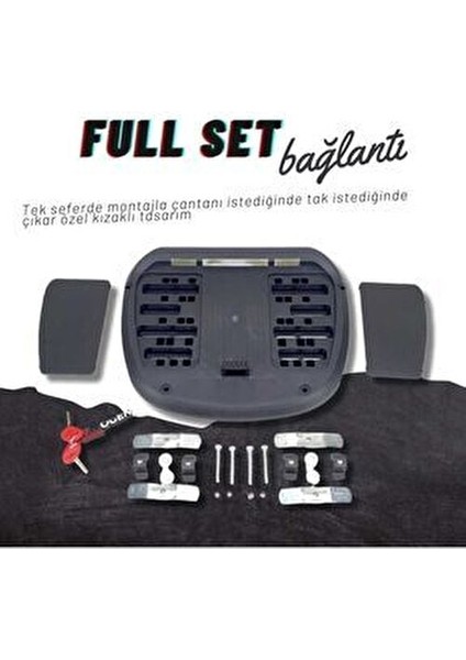 Wogen 52 Lt Motosiklet Arka Çantası Beyaz fırsatları