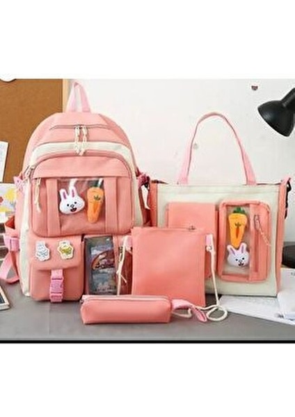 Kore Tarzı Okul Çanta Seti Ilk Okul ve Orta Okul fiyatları