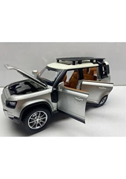 Land Rover Defender Metal Araba 23 cm Sesli Işıklı Detaylı Tasarım Oyuncak indirimleri