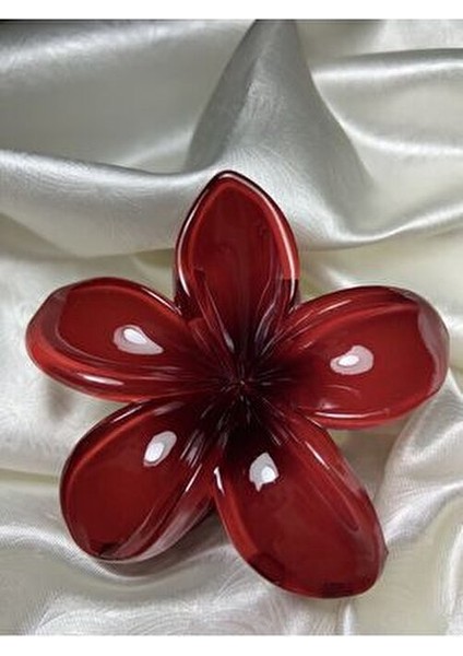 Lotus Çiçeği Kadın Mandal Toka Büyük Boy 8 cm fiyatları