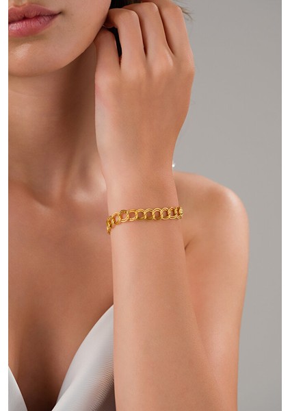 14 Ayar Altın Samanyolu Bileklik