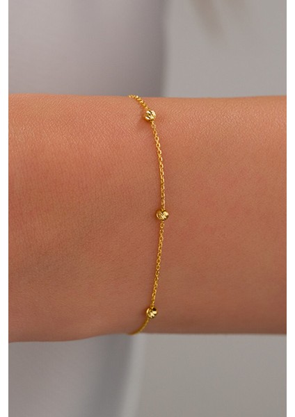 14 Ayar Altın Sarı Renkli Dorikalı Bileklik fiyatları