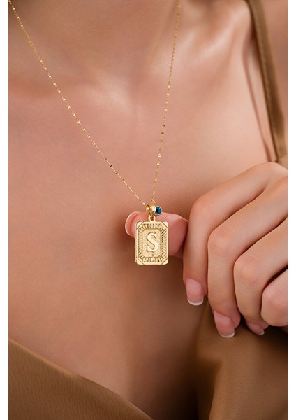 14 Ayar Altın Vintage Ş Harfli Kolye fiyatları