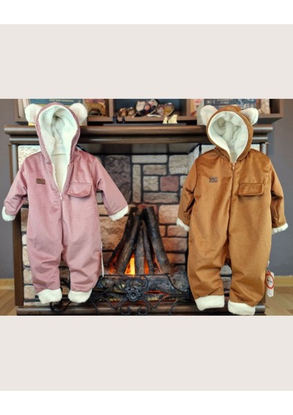 Peluşlu Kadife Bebek Tulum – 6-24 Ay modelleri