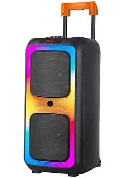 Taşınabilir Büyük Boy Rgb Bluetooth Mikrofonlu Parti Hoparlör NDR-1097