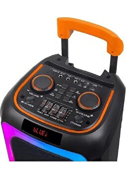 Taşınabilir Büyük Boy Rgb Bluetooth Mikrofonlu Parti Hoparlör NDR-1097 modelleri