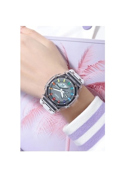 2100 Renkli Spor Tasarım LED Kol Saati fırsatları