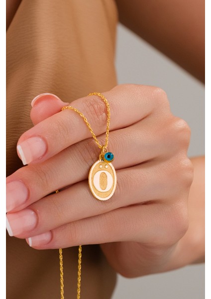 14 Ayar Altın Ö Harfli Kolye modelleri
