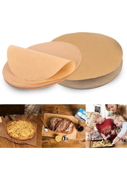 Buffer® 50 Adet Air Fryer Pişirme Kağıdı Yağ Geçirmez 21,5 cm Yuvarlak Model Xxl Model Uyumlu