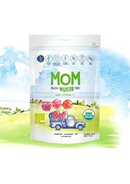 2'li Organik Lolipop 2 Pk +Pretty Updiş Dostu Şekersiz Yassı Lolipop Vegan ve Glutensiz 1 Pk fiyatları