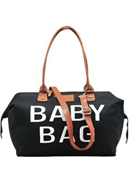 Baby Bag Tasarım 3 Lü Set Siyah Anne Bebek Bakım ve Kadın Çantası fiyatları