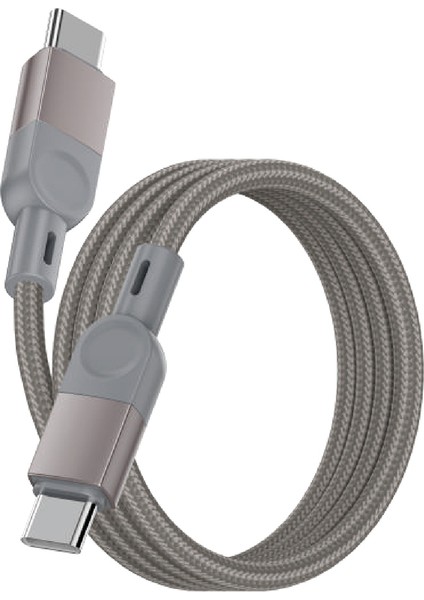Zore Zr-44 Type-C To Type-C Pd 100W Örgü Tasarımlı Hızlı Şarj Özellikli Data ve Şarj Kablosu 1m