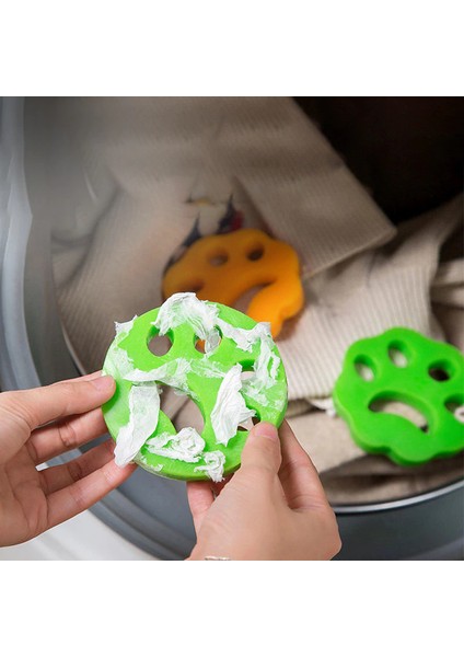 Çamaşır Makinesi ve Evcil Hayvanlar Için Tüy Toplayıcı Yıkanabilir Aparat 4 Adet (5067) indirimleri