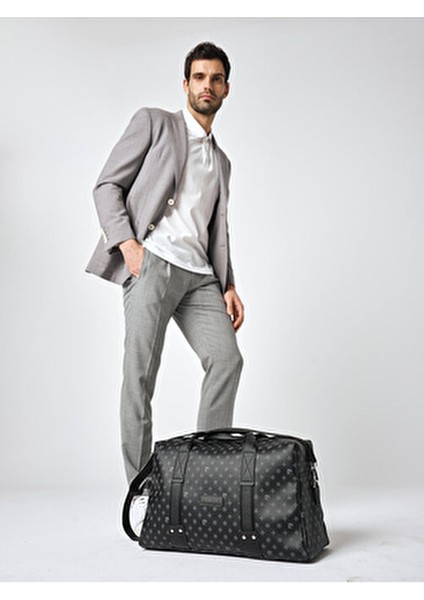 04PC001205 Siyah El Valizi Bavul Spor Çantası Suni Deri Malzemeden Üretildi fiyatları