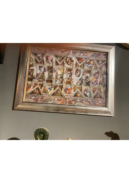 Sistina Şapeli Çerçeveli Yapılı Puzzle fiyatları