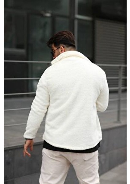 Pelüş Ceket Unisex Normal Kalıp Cep Detaylı modelleri