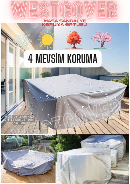 260X160CM Bahçe Mobilyası Masa Koltuk Su Geçirmez Koruma Örtüsü,brandası modelleri