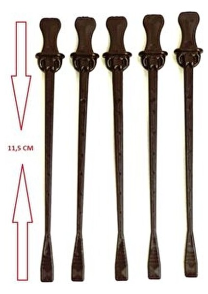 Plastik Tıkaçlı Karıştırıcı 500 Adet Toplam Uzunluk 11.5 cm 8-12-14-16 Oz Karton Bardak Uyumlu