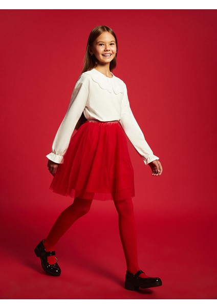 Yeni Sezon Beli Lastikli Kız Çocuk Tütü Etek