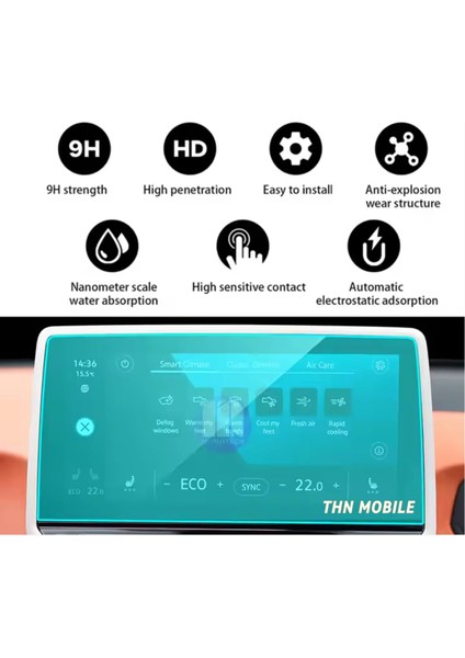 Honda Civic 9 Inç Multimedya Esnek Nano Kırılmaz Ekran Koruyucu fırsatları