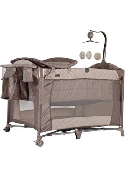 8023 Miami 70X110 Anne Yanı Beşik Oyun Parkı Yatak