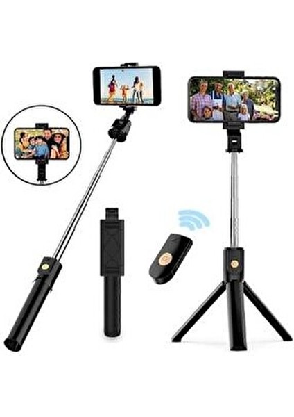 Üst Kalite Hobistan K07 Selfi Kumandalı Bluetooth Selfie Ktr Tech