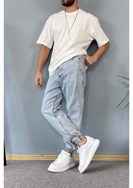 Paçası Lastikli Boyfriend Jogger Kot Pantolon fırsatları