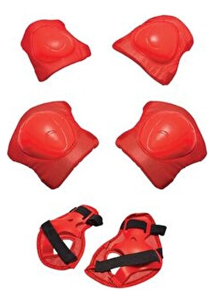 T143-K Koruyucu Set Dizlik 2 Yaş ve Üstü İçin Kırmızı Renkli Güvenlik Ekipmanı fiyatları