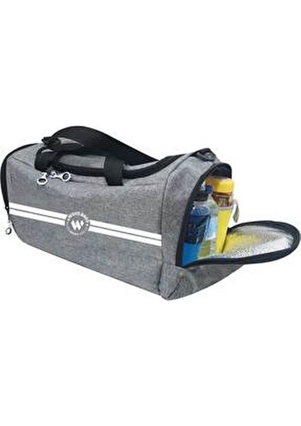 Omuz Askılı Büyük Boy Gri Spor ve Seyahat Çantası Su Geçirmez Tekstil Materyal fırsatları